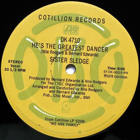 He's The Greatest Dancer / We Are Family | Mint (M) Mint (M)-