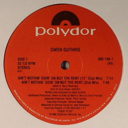 Ain't Nothin' Goin' On But The Rent | Mint (M) Generic-
