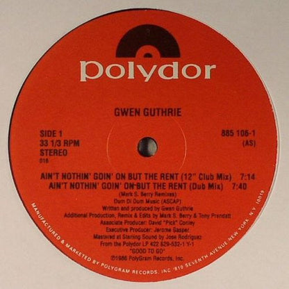 Ain't Nothin' Goin' On But The Rent | Mint (M) Generic-