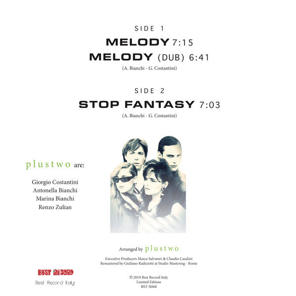 Plustwo - Melody / Stop Fantasy | Mint (M) Mint (M)-
