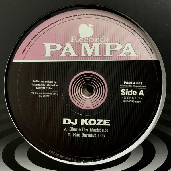 DJ Koze - Blume Der Nacht / Rue Burnout | Mint (M) Mint (M)-