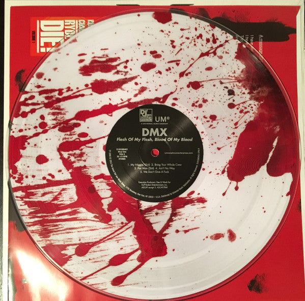 DMX Flesh Of My Flesh Blood Of My Blood Ruff Ryders, Def Jam Recordings 2xLP, Album, RE, S/Edition, Blo Mint (M) Mint (M)-