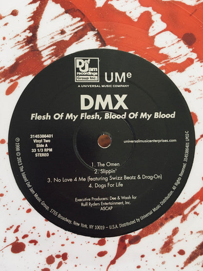 DMX Flesh Of My Flesh Blood Of My Blood Ruff Ryders, Def Jam Recordings 2xLP, Album, RE, S/Edition, Blo Mint (M) Mint (M)-