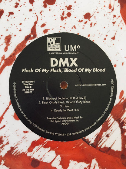 DMX Flesh Of My Flesh Blood Of My Blood Ruff Ryders, Def Jam Recordings 2xLP, Album, RE, S/Edition, Blo Mint (M) Mint (M)-