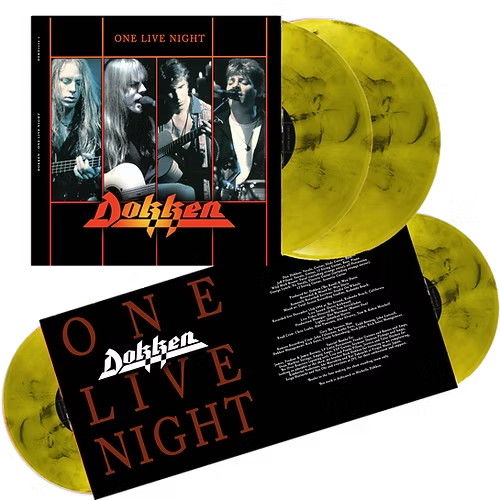 Dokken - One Live Night (Limited Edition, Yellow Smoke Colored Vinyl) (2 Lp's) |-