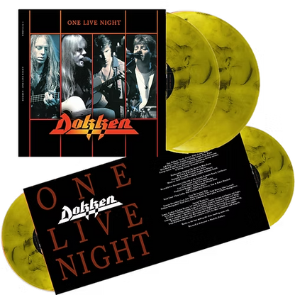 Dokken - One Live Night (Limited Edition, Yellow Smoke Colored Vinyl) (2 Lp's) |-