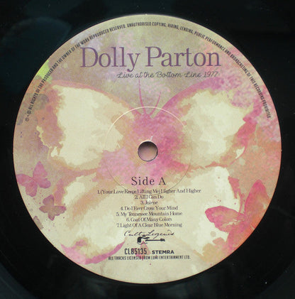 Dolly Parton - Live At The Bottom Line 1977 | Mint (M) Mint (M)-