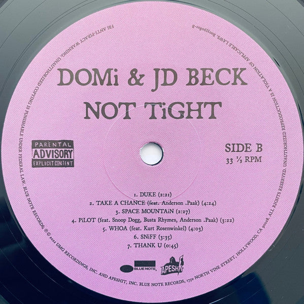 Domi & JD Beck - Not Tight | Mint (M) Mint (M)-