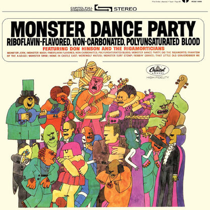 Don And The Rigamorticians Hinson - Monster Dance Party (ORANGE & BLACK SPLATTER VINYL) | Mint (M) Mint (M)-