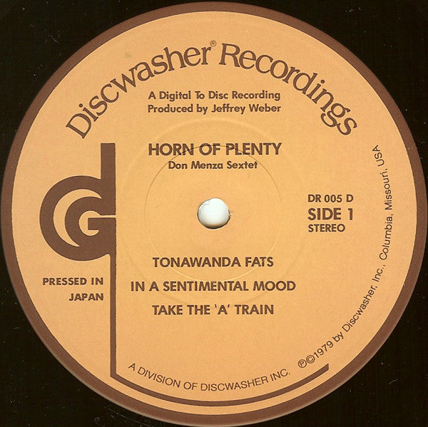 Don Menza With Chuck Findley, Bill Reichenbach (2) - Horn Of Plenty | Near Mint (NM) Near Mint (NM)-