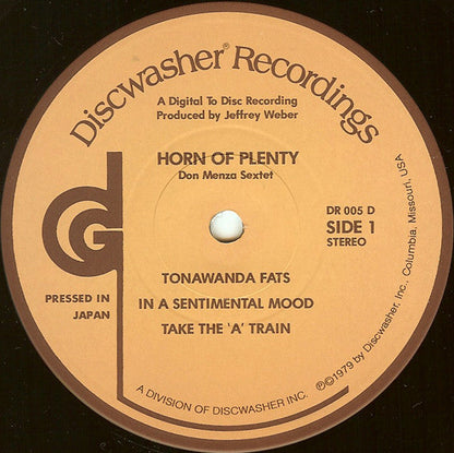 Don Menza With Chuck Findley, Bill Reichenbach (2) - Horn Of Plenty | Near Mint (NM) Near Mint (NM)-