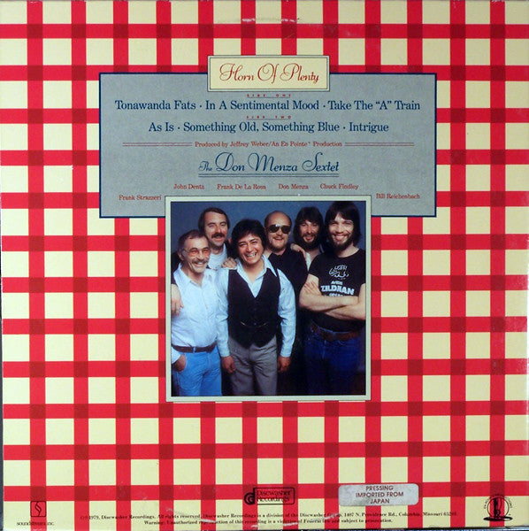 Don Menza With Chuck Findley, Bill Reichenbach (2) - Horn Of Plenty | Near Mint (NM) Near Mint (NM)-