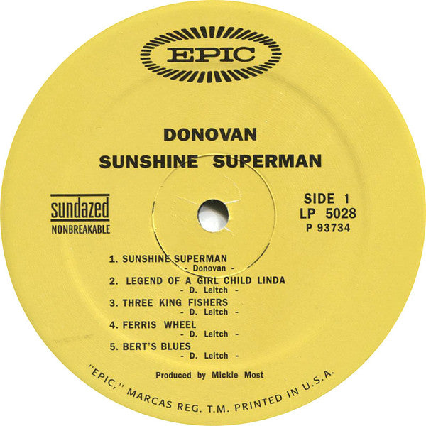 Sunshine Superman | Mint (M) Mint (M)-