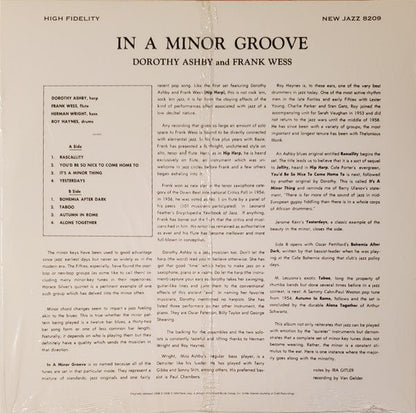 Dorothy Ashby And Frank Wess - In A Minor Groove | Mint (M) Mint (M)-