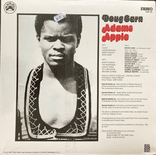 Doug Carn - Adam's Apple | Mint (M) Mint (M)-
