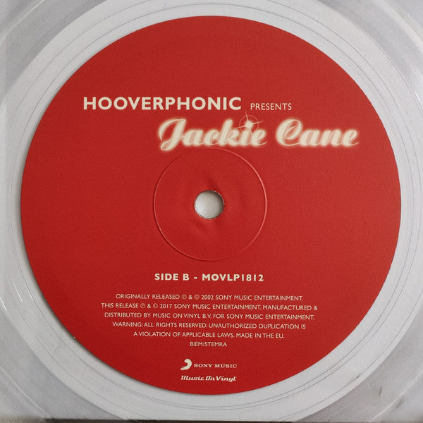 Hooverphonic presents Jackie Cane (CLEAR VINYL) | Mint (M) Mint (M)-