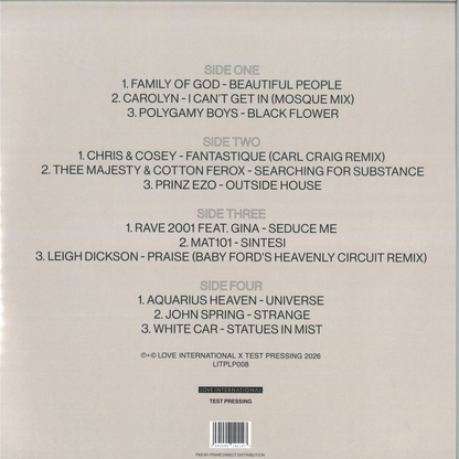 Various Artists - Ivan Smagghe presents: The Sound of Love International #008 (2xVINYL) | Mint (M) Mint (M)-