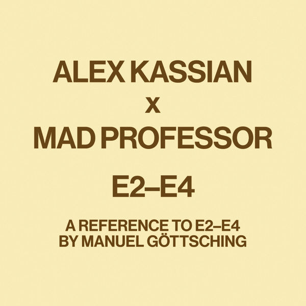 E2-E4 - A Reference To E2-E4 By Manuel Göttsching | Mint (M) Near Mint (NM)-