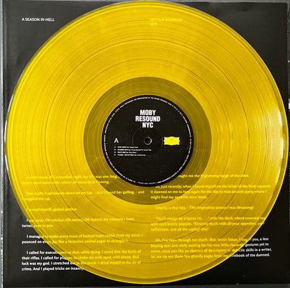 Moby - Resound NYC (CLEAR "SUN" YELLOW VINYL) | Mint (M) Mint (M)-