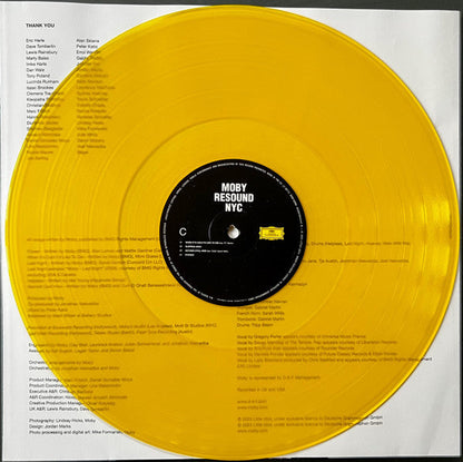 Moby - Resound NYC (CLEAR "SUN" YELLOW VINYL) | Mint (M) Mint (M)-
