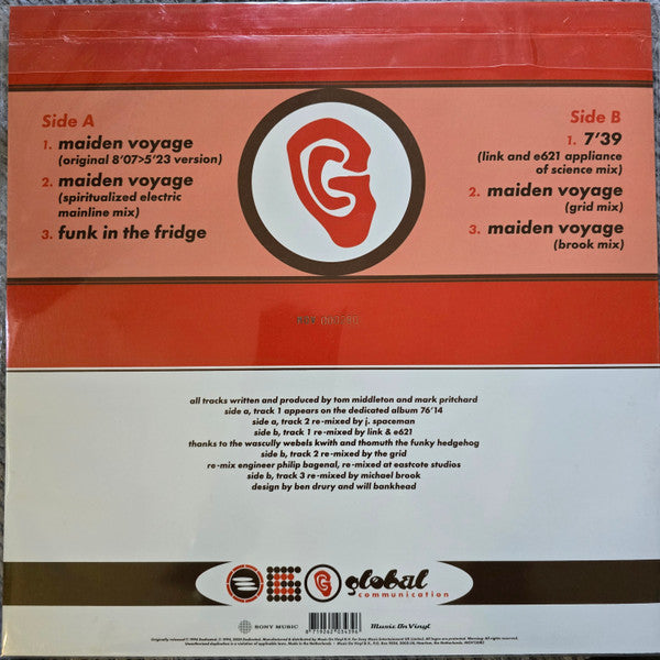 Global Communication - Maiden Voyage: 30th Anniversary (RSD / MOV | 180 GRAM VINYL) | Mint (M) Mint (M)-