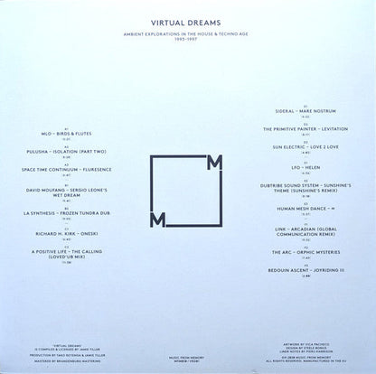 Various - Virtual Dreams (Ambient Explorations In The House & Techno Age, 1993-1997) (3xVINYL) | Mint (M) Mint (M)-