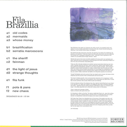 Fila Brazillia - Old Codes New Chaos (VINYL 3xLP Forever Records FRVR-2-LP) | NEW Mint (M) Mint (M)-