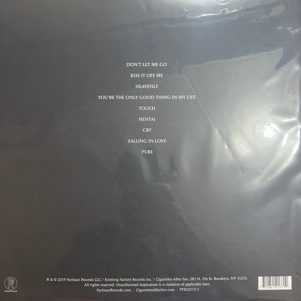 Cigarettes After Sex - Cry (VINYL) | Excellent+ (EX+) Near Mint (NM)-