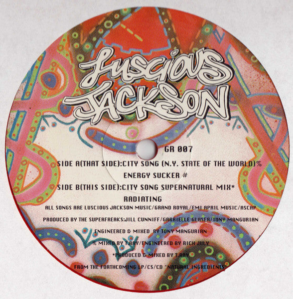 Luscious Jackson - City Song (VINYL) | Near Mint- (NM-) Generic-