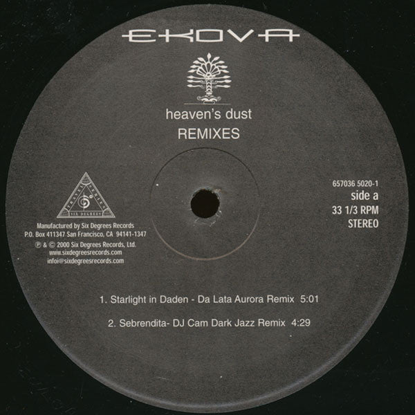 Ekova - Heaven's Dust (Remixes) | Near Mint (NM) Excellent (EX)-
