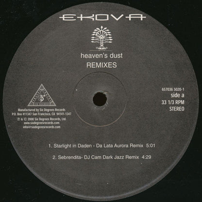 Ekova - Heaven's Dust (Remixes) | Near Mint (NM) Excellent (EX)-