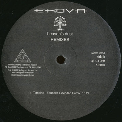 Ekova - Heaven's Dust (Remixes) | Near Mint (NM) Excellent (EX)-