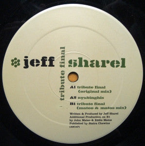 Jeff Sharel - Tribute Final (12" VINYL) | Near Mint (NM) Near Mint (NM)-