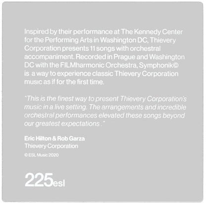 Thievery Corporation - Symphonik (2xVINYL) | Near Mint (NM or M-) Near Mint (NM)-