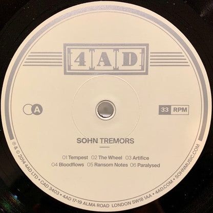 SOHN - Tremors | Mint (M) Mint (M)-
