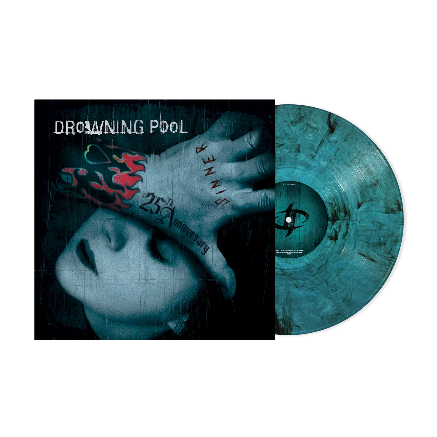 Drowning Pool - Sinner (25Th Anniversary Edition) [Sea Blue Smoke LP] | Mint (M) Mint (M)-
