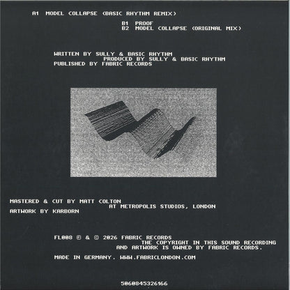 Sully - Model Collapse (Basic Rhythm Remix) / Proof (VINYL 12" FABRICLIVE. FL008) | NEW Mint (M) Mint (M)-
