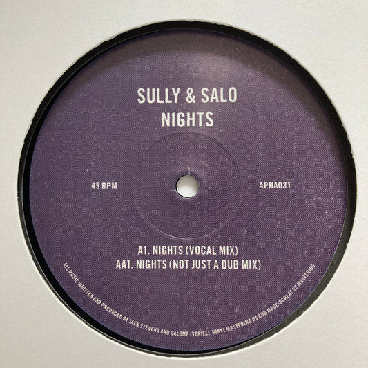 Sully (5) - Nights | Mint (M) Mint (M)-