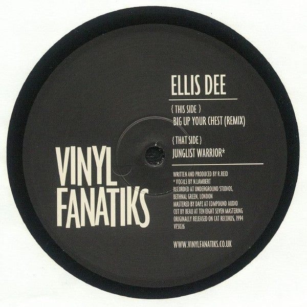 Big Up Your Chest (Remix) / Junglist Warrior (12" VINYL) | Mint (M) Mint (M)-