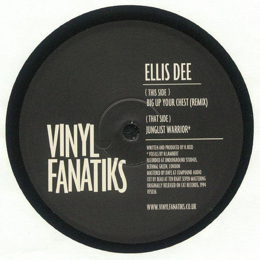 Big Up Your Chest (Remix) / Junglist Warrior (12" VINYL) | Mint (M) Mint (M)-