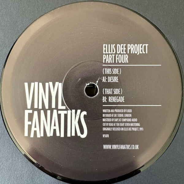 The Ellis Dee Project Part 4 (VINYL) | Mint (M) Mint (M)-