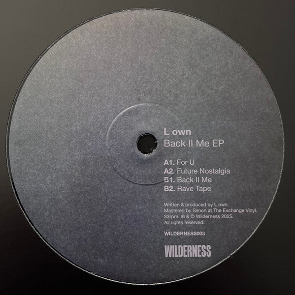 Back II Me EP (VINYL) |-