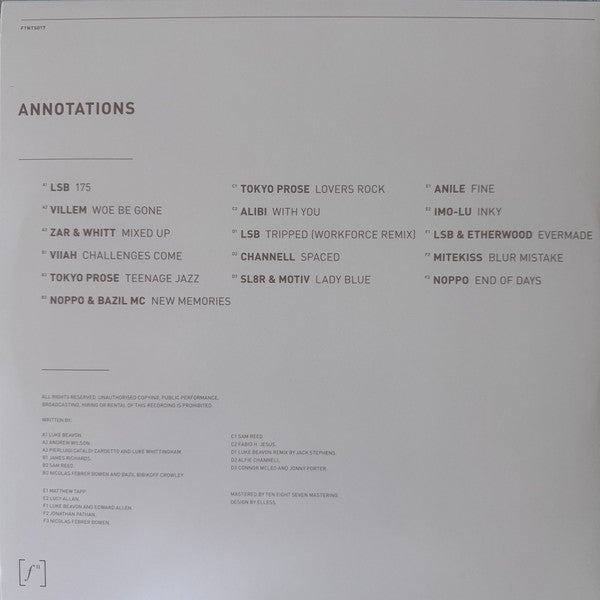 Annotations (3xVINYL) | Mint (M) Mint (M)-