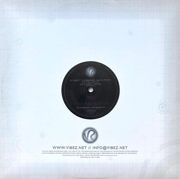 Subject 13 - Black Angels / Strings (VINYL) | Excellent+ (EX+) Excellent+ (EX+)-