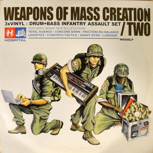 Various - Weapons Of Mass Creation Two (VINYL 2x12" - MISSING C/D HOSPITAL NHS88LP 2005) | USED Excellent (EX) Excellent (EX)-