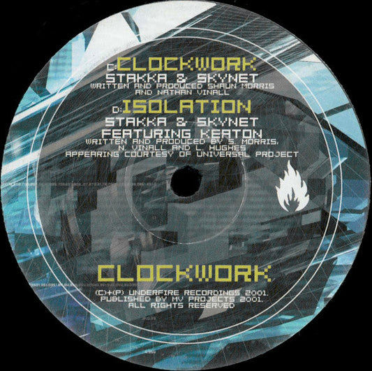 Stakka & Skynet - Clockwork (VINYL) *RECORD 2 ONLY* | Excellent (EX) Generic-
