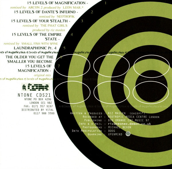 Neotropic - 15 Levels Of Magnification (CD) | Near Mint (NM) Near Mint (NM)-