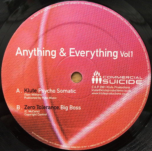 Various - Anything & Everything Vol1 (2x12" VINYL) | Near Mint (NM) Generic-