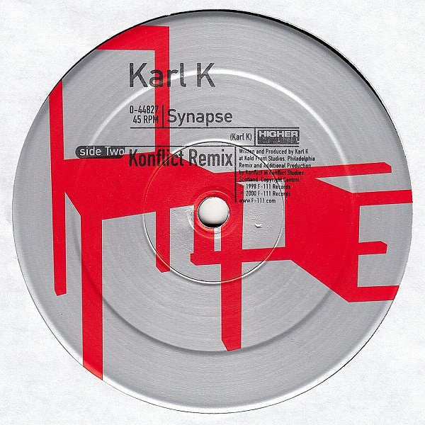 Karl K - Synapse (12" VINYL) | Near Mint (NM) Generic-