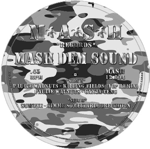 Paulie Walnuts - Mash Dem Sound (12" VINYL) | Very Good Plus (VG+) Generic-